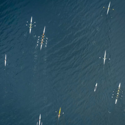 2019 Rowing Race, Sequim Bay Washington, Drone event photography