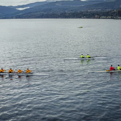 2019 Rowing Race, Sequim Bay Washington, Drone event photography